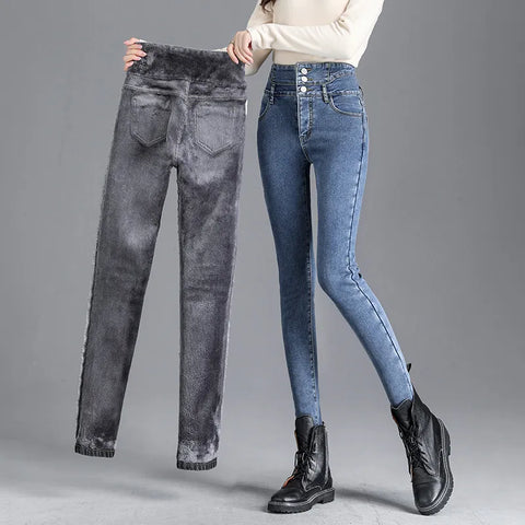 Jean chauds pour femmes skinny