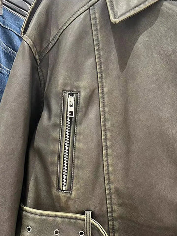 Women's Short PU Faux Leather Jacket