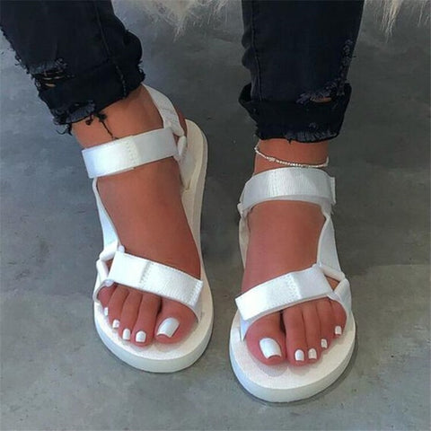 Flat Sandals for Women - Surprised