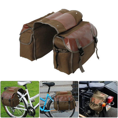 Porte-bagage vélo à toile imperméable