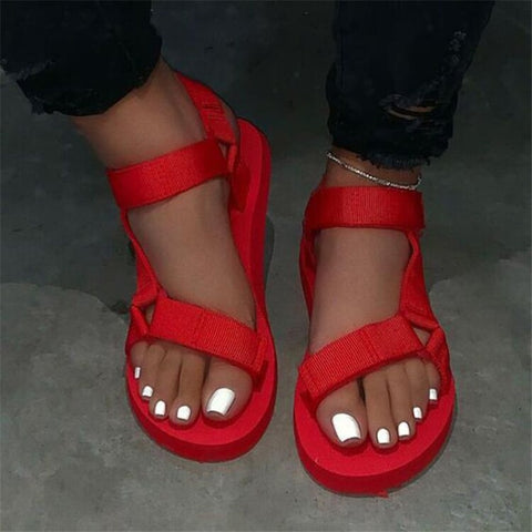 Flat Sandals for Women - Surprised