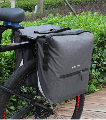 28L waterproof 2 in 1 bicycle luggage rack