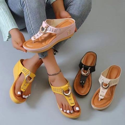 Sandales compensées pour femmes - Swiga