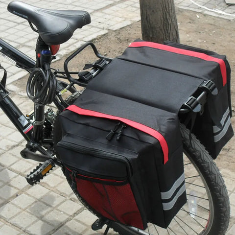 Porte-bagage vélo arrière 2 en 1