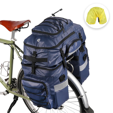 65L Waterproof Bike Rear Seat Shoulder Luggage Carrier