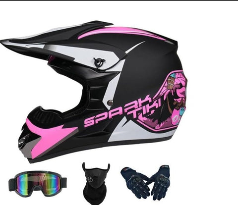 Dickerer Motocross-Helm für Damen