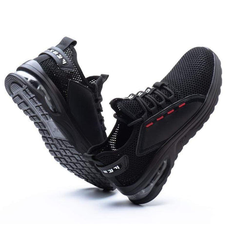 Air-cushioned safety shoes for men - Protec