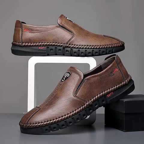 Chaussures en cuir décontractées pour homme - Shock -