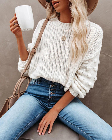 Colette Sweater White