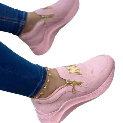Hot Pink Chunky Platform Shoes
