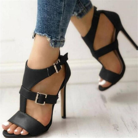 Comfortable heeled sandal