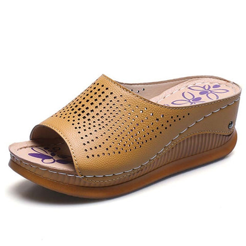 Comfortable Wedge Heel Sandals for Women - Ceyano