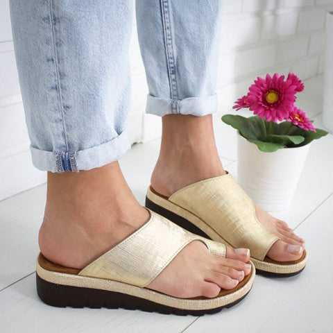 Sandales orthopédiques pour femmes - Marron