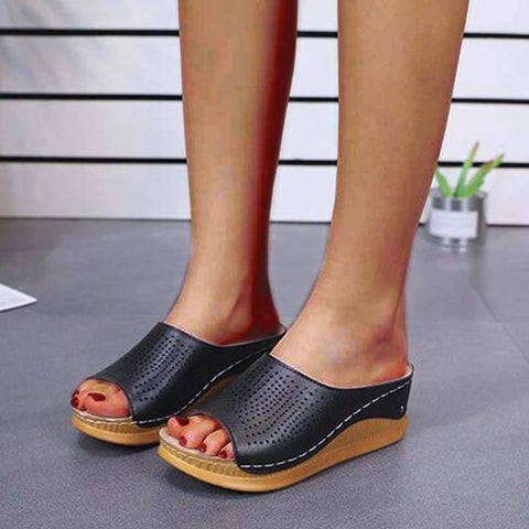 Comfortable Wedge Heel Sandals for Women - Ceyano