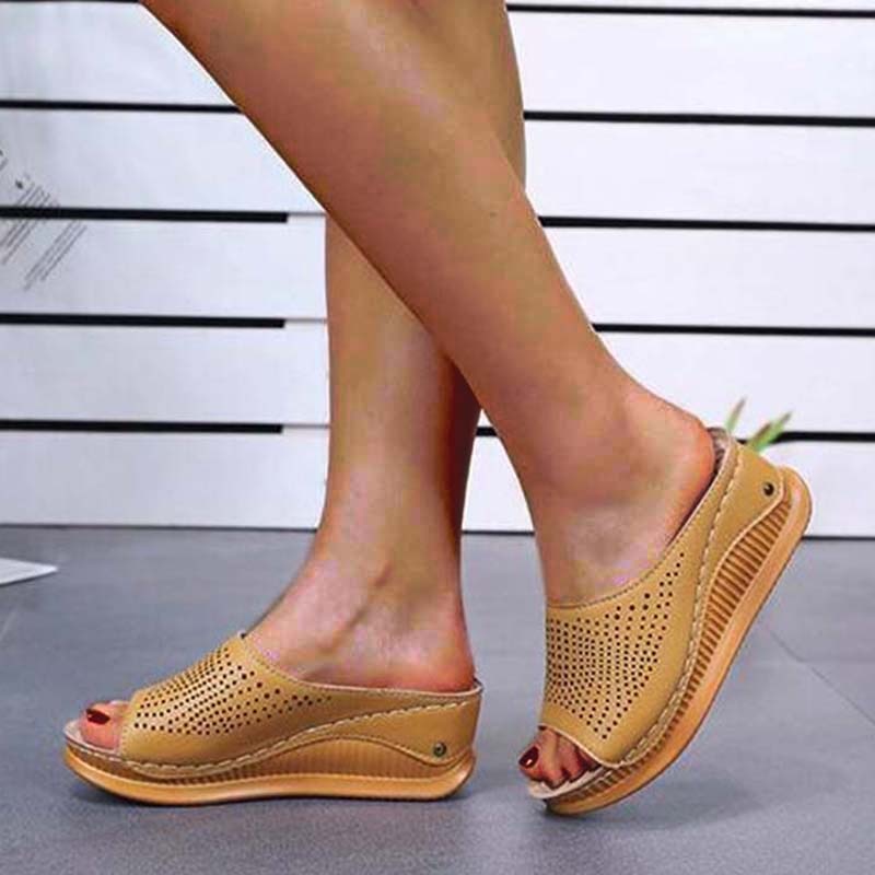 Sandales Talons compensés confortables pour femmes - Ceyano