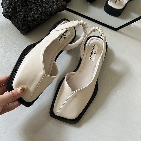Flat heel sandals for women - Anitia