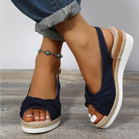 Sandales compensées confortables et légères à talons hauts - Katy