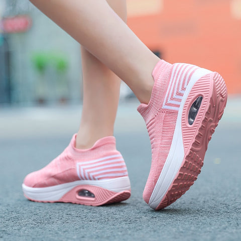 Chaussures orthopédiques de Sport respirantes à semelle caoutchouc pour femmes