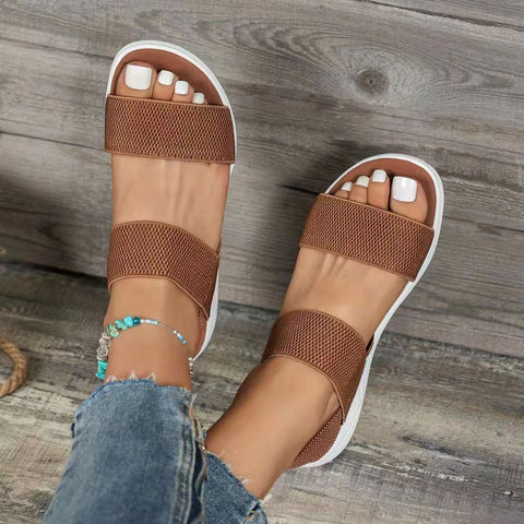 Bequeme Sandalen mit Keilabsatz für Damen – Traza