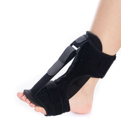 Adjustable foot splint for nocturnal fasciitis