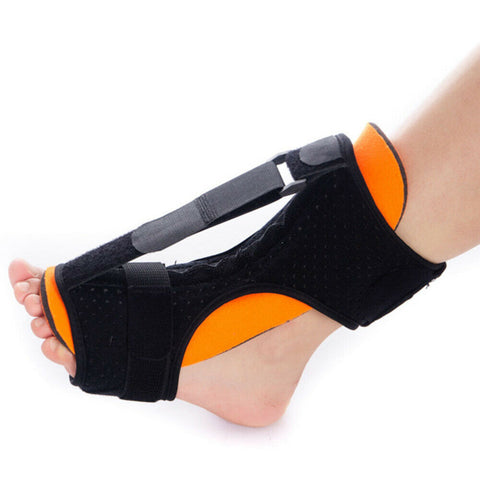 Adjustable foot splint for nocturnal fasciitis