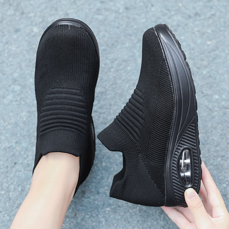 Chaussures orthopédiques de Sport respirantes à semelle caoutchouc pour femmes