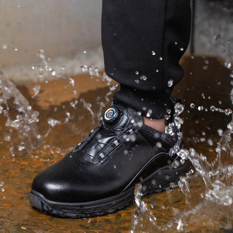 Chaussures de sécurité à bouton rotatif pour hommes - Bow-Up