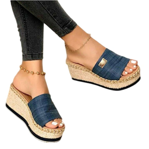 Sandales à plate-forme compensées pour femmes - Espada