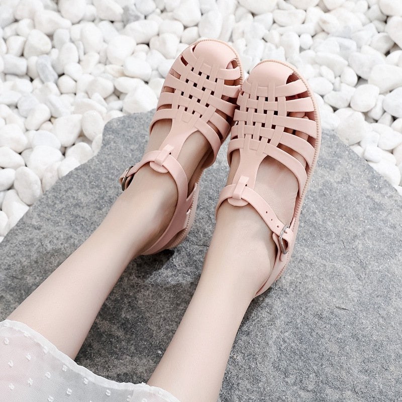 Sandales plates mode confortable pour Femmes - Styfo