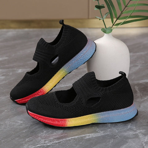 Orthopädische Aguilla Regenbogen-Sneaker