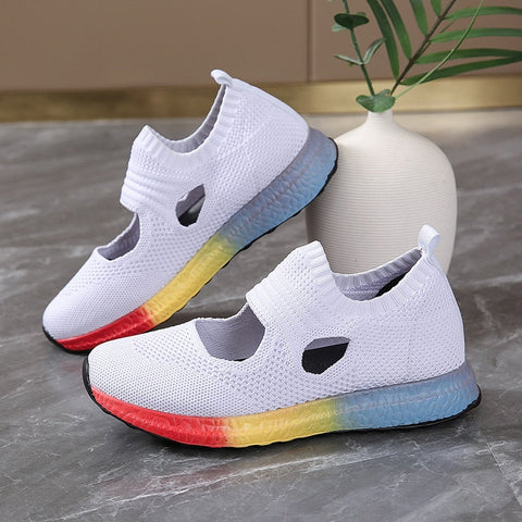 Orthopädische Aguilla Regenbogen-Sneaker