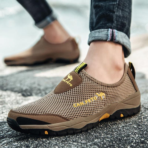 Men's Breathable Mesh Climbing Shoes - Prinksly